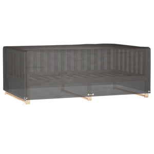 Överdrag för trädgårdsmöbler 12 ölj. 213x132x75 cm rektangulärt