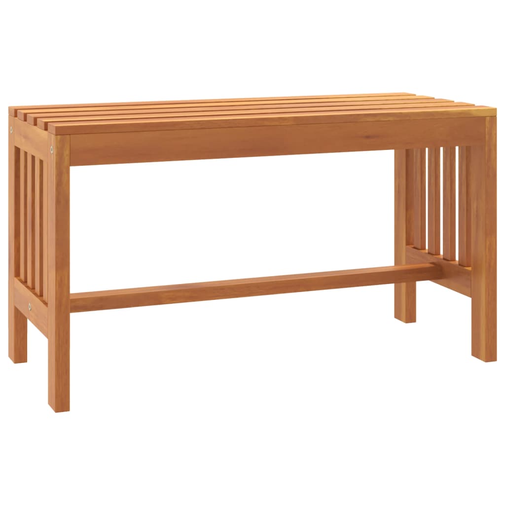 Trädgårdsbänk 80 cm massivt eukalyptusträ