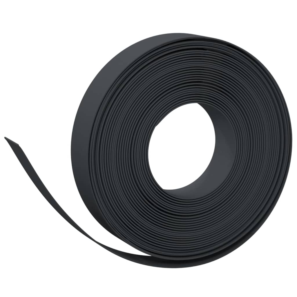 Rabattkant svart 4 st 10 m 10 cm polyeten