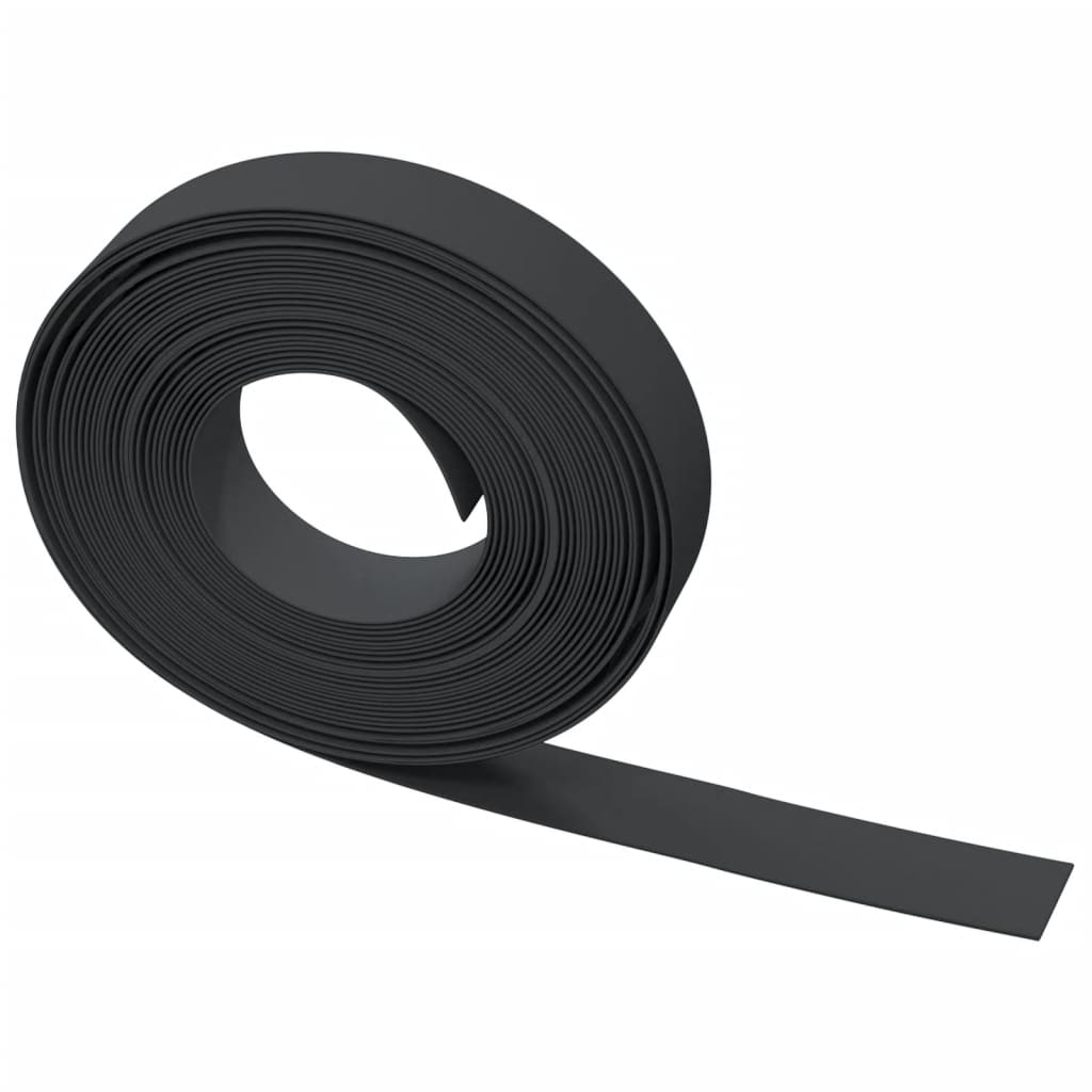 Rabattkant svart 5 st 10 m 10 cm polyeten
