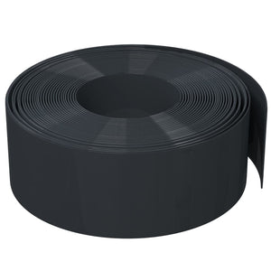 Rabattkant svart 4 st 10 m 20 cm polyeten