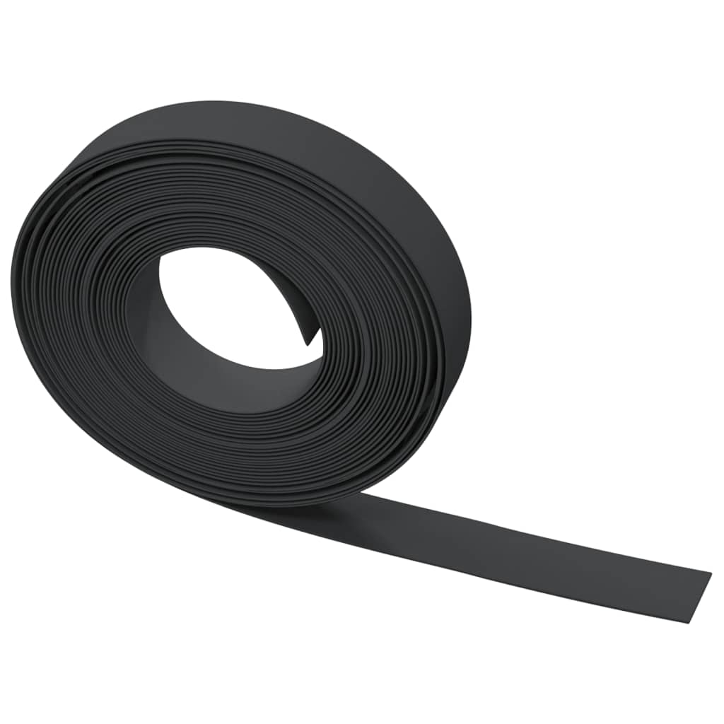 Rabattkant svart 10 m 10 cm polyeten