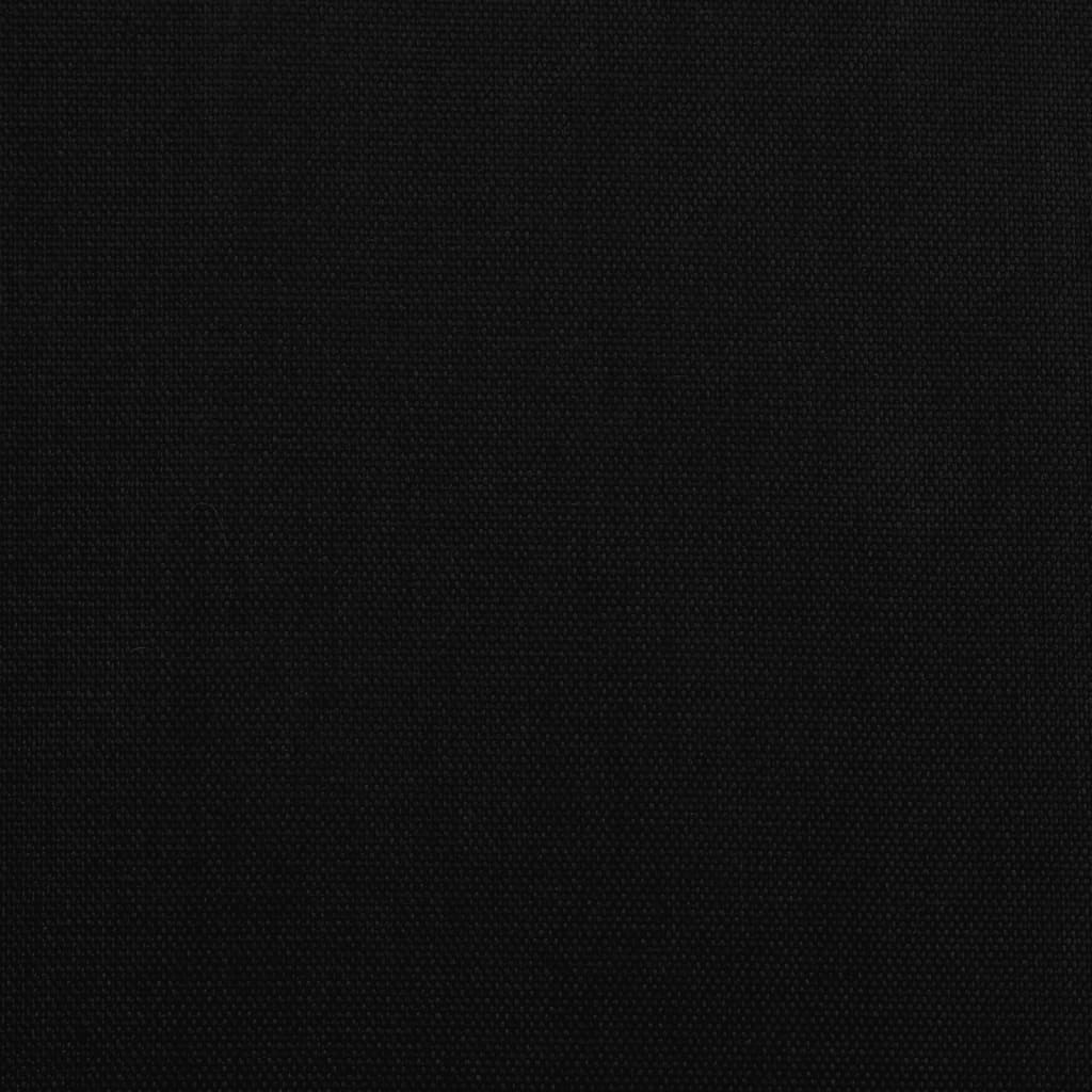 Cykelvagn för djur svart oxfordtyg och järn