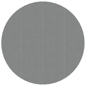 Bottenmatta ljusgrå Ø428 cm polyester geotextil