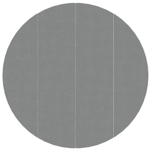 Bottenmatta ljusgrå Ø500 cm polyester geotextil