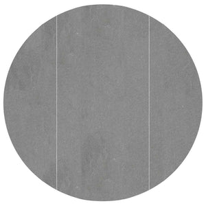 Bottenmatta ljusgrå Ø366 cm polyester geotextil