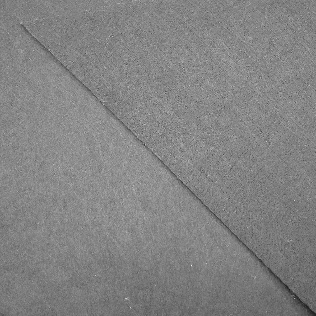 Bottenmatta ljusgrå Ø550 cm polyester geotextil