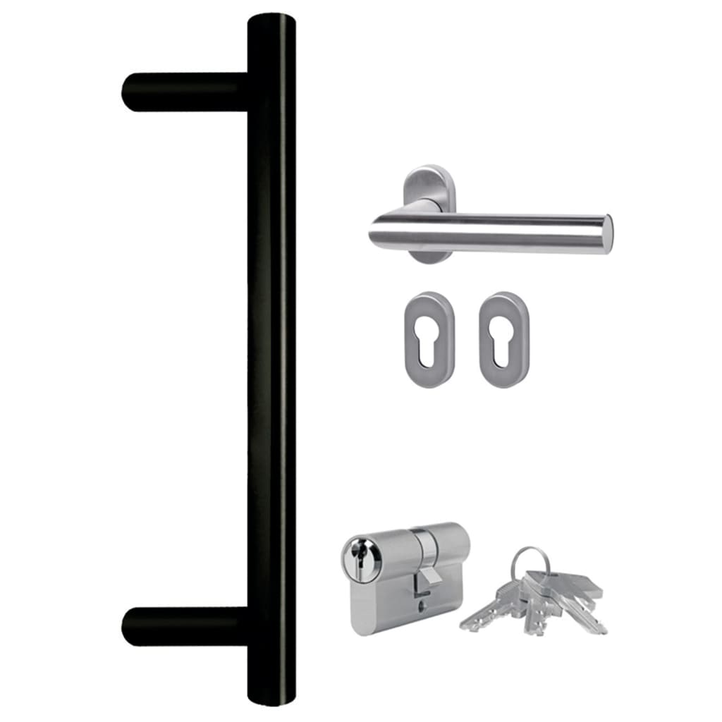 Ytterdörr vit 108x208 cm PVC