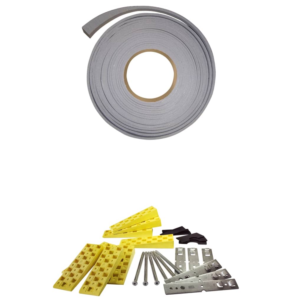 Ytterdörr vit 98x200 cm PVC