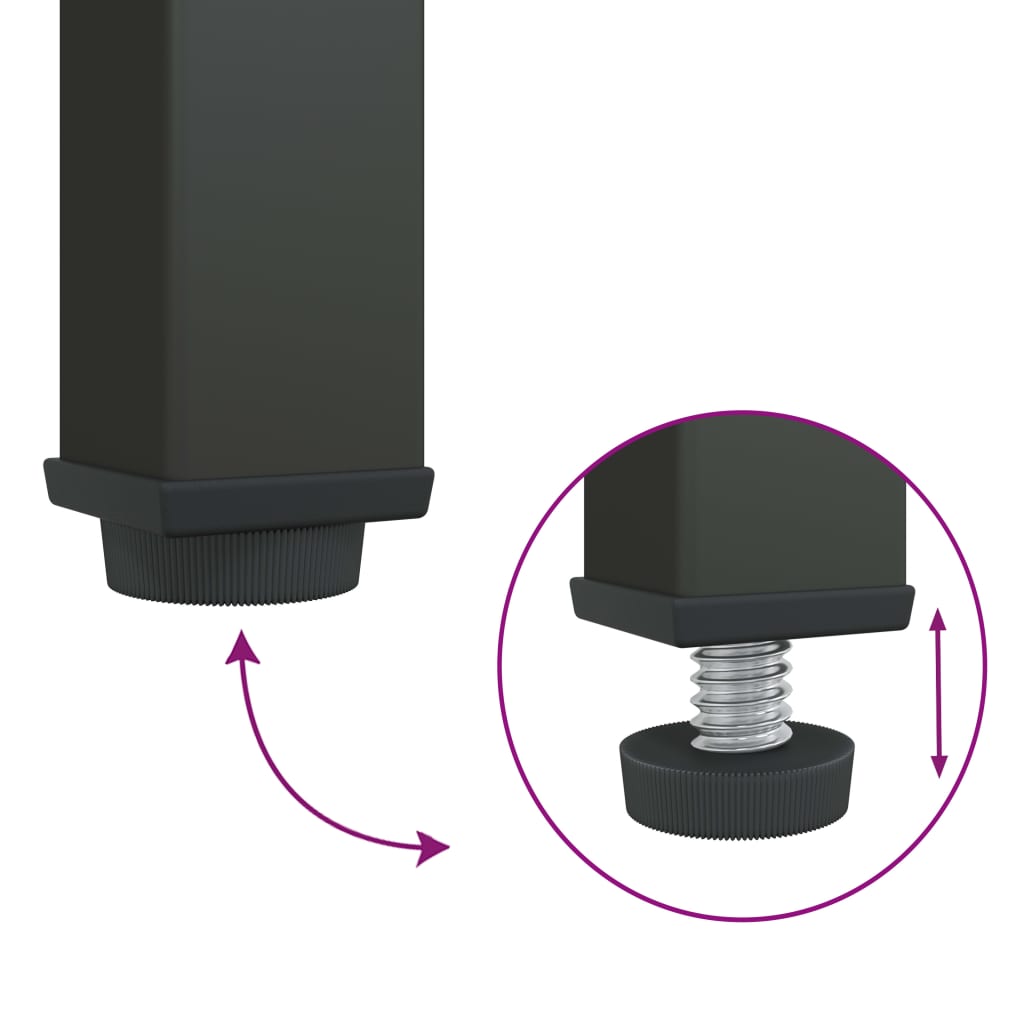 Högskåp svart 85x40x180 cm glas och stål