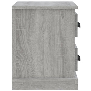 Sängbord grå sonoma 60x35,5x45 cm