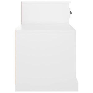 Skoskåp vit 100x42x60 cm konstruerat trä