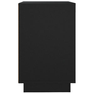 Byrå svart 102x35x60 cm konstruerat trä