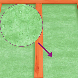 Fågelhus brun 91,5x53x170 cm massiv furu