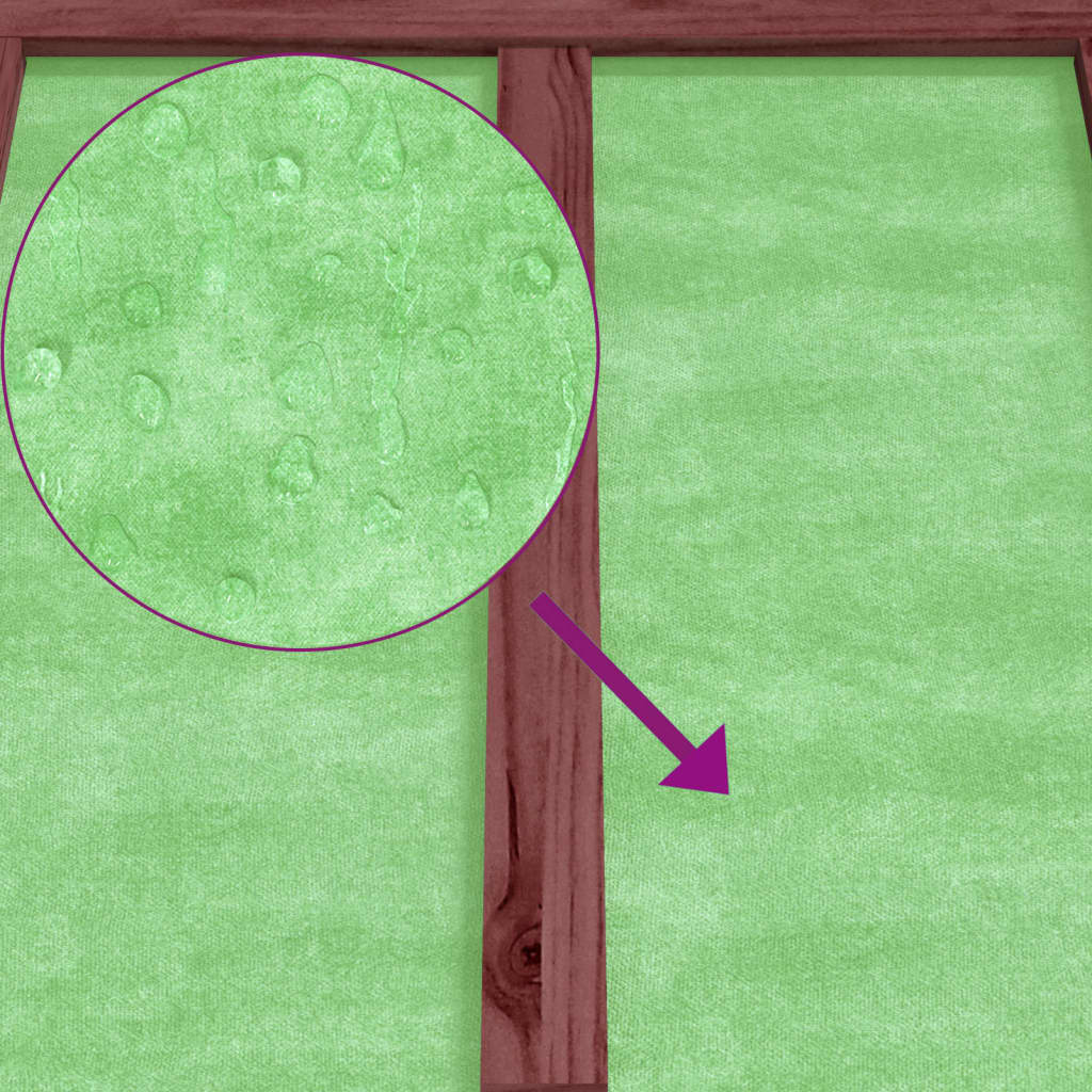 Fågelhus brun 97x81x152 massiv furu