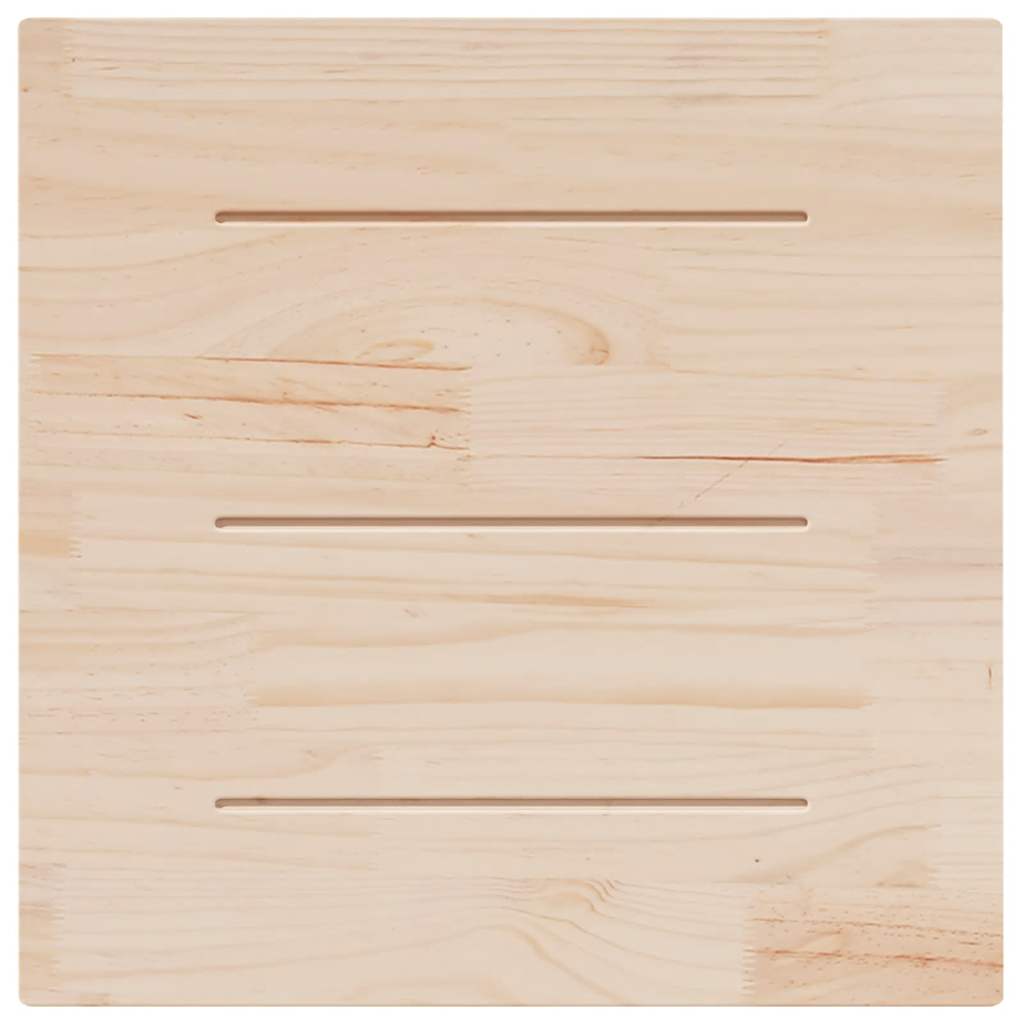 Bordsskiva 80x80x2,5 cm massivt trä furu fyrkantig