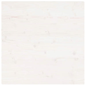 Bordsskiva vit 80x80x2,5 cm massiv furu fyrkantig