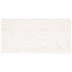 Bordsskiva vit 110x55x2,5 cm massiv furu rektangulär