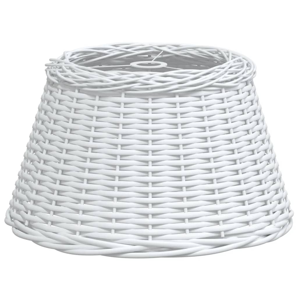 Taklampskärm vit Ø50x30 cm korgmaterial