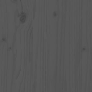 Caféset 3 delar grå massiv furu