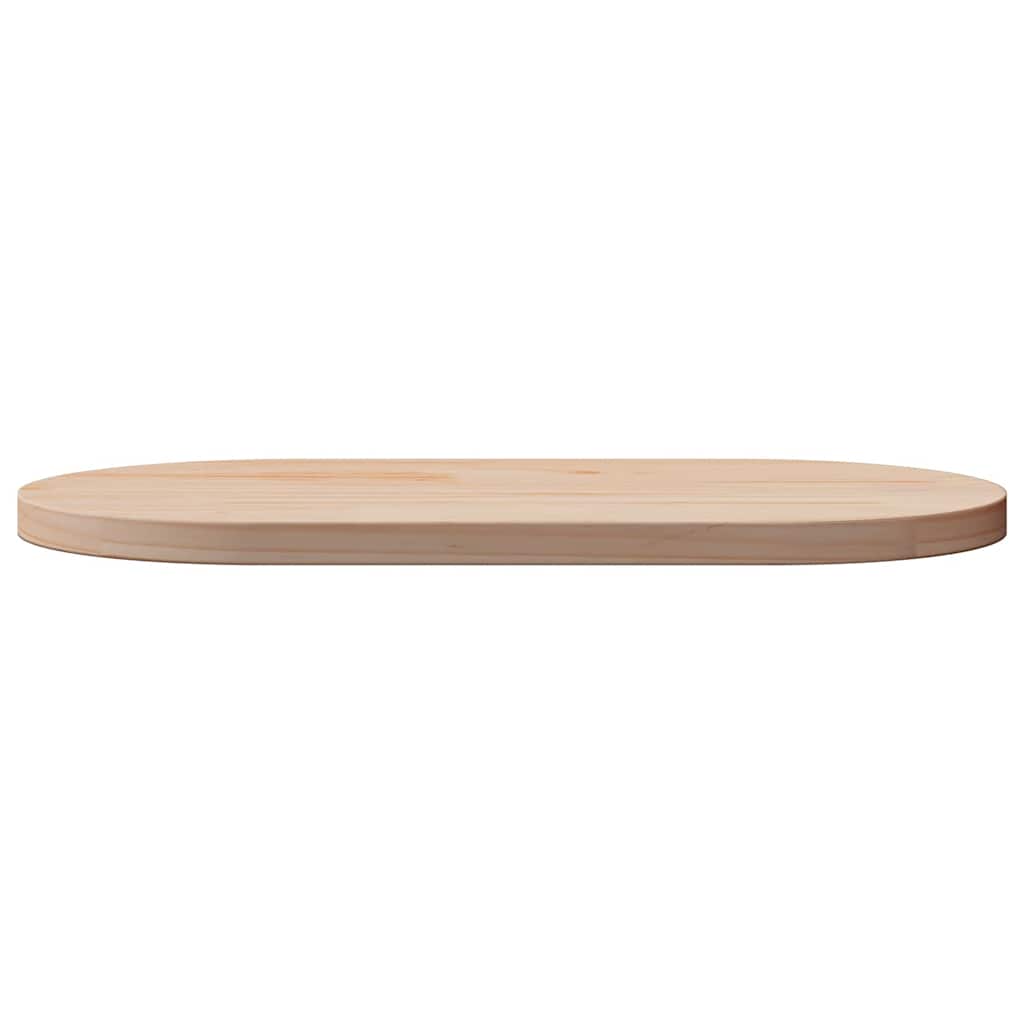 Bordsskiva 70x35x2,5 cm massivt trä furu oval