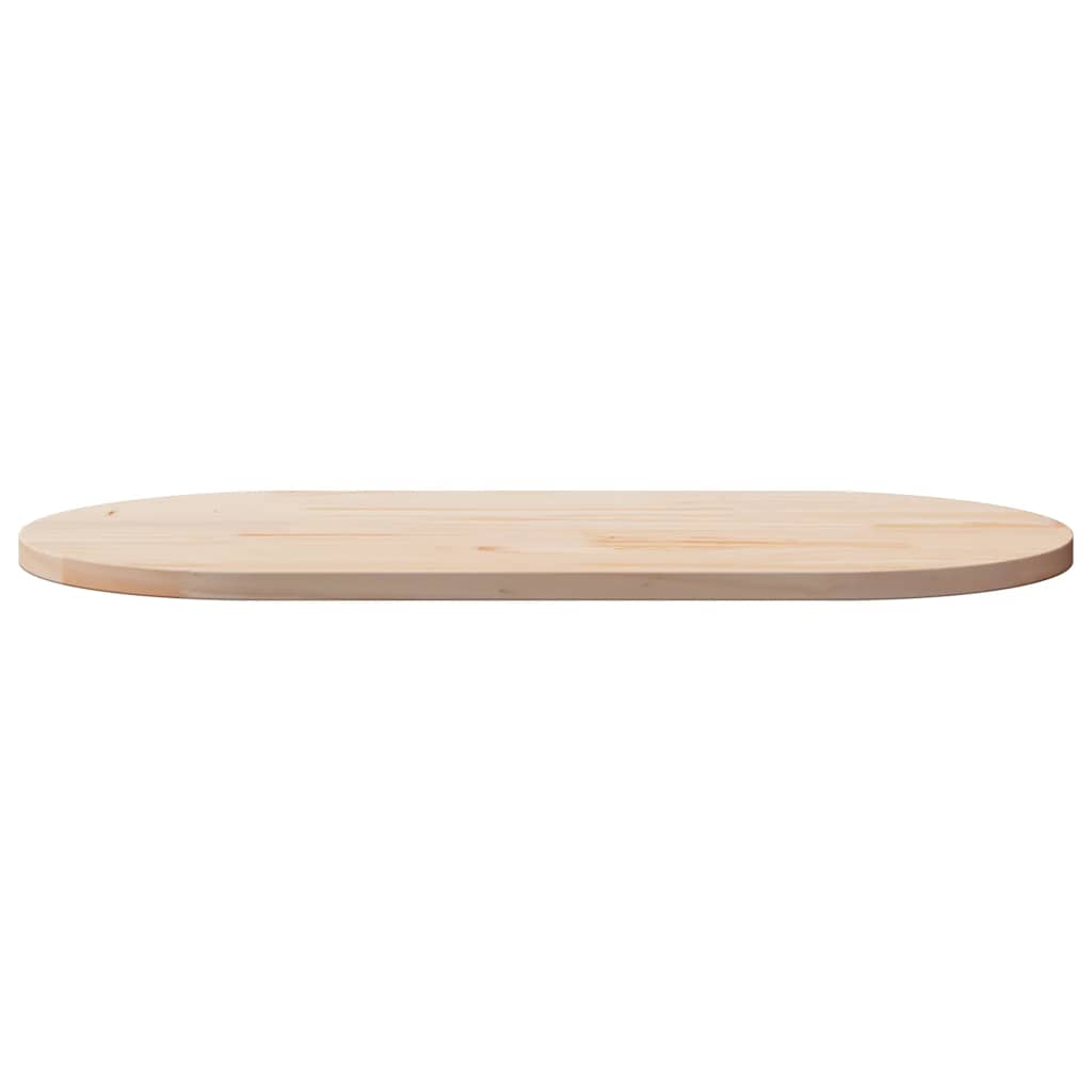 Bordsskiva 110x55x2,5 cm massivt trä furu oval