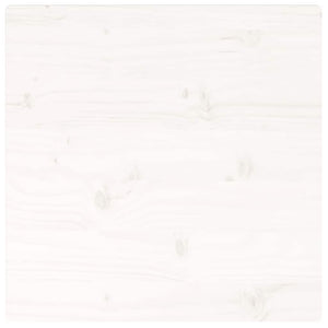 Bordsskiva vit 50x50x2,5 cm massiv furu fyrkantig