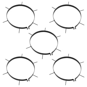 Klämmor med spikar för vertikalskärare 5 st Ø 30 cm järn