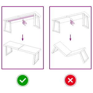 Bordsskiva mörkbrun 120x40x(2-6) cm massivt trä levande kant