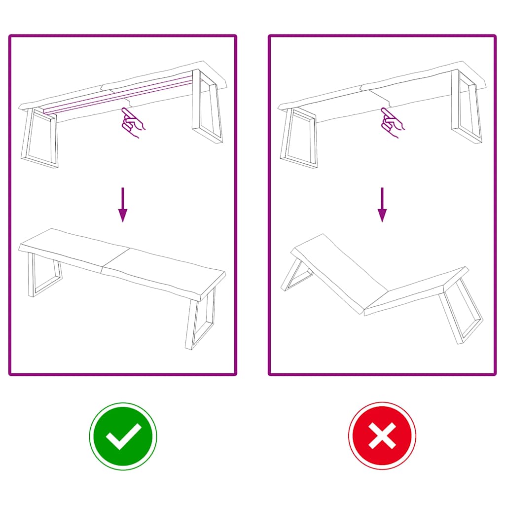 Bordsskiva mörkbrun 140x40x(2-4) cm massivt trä levande kant