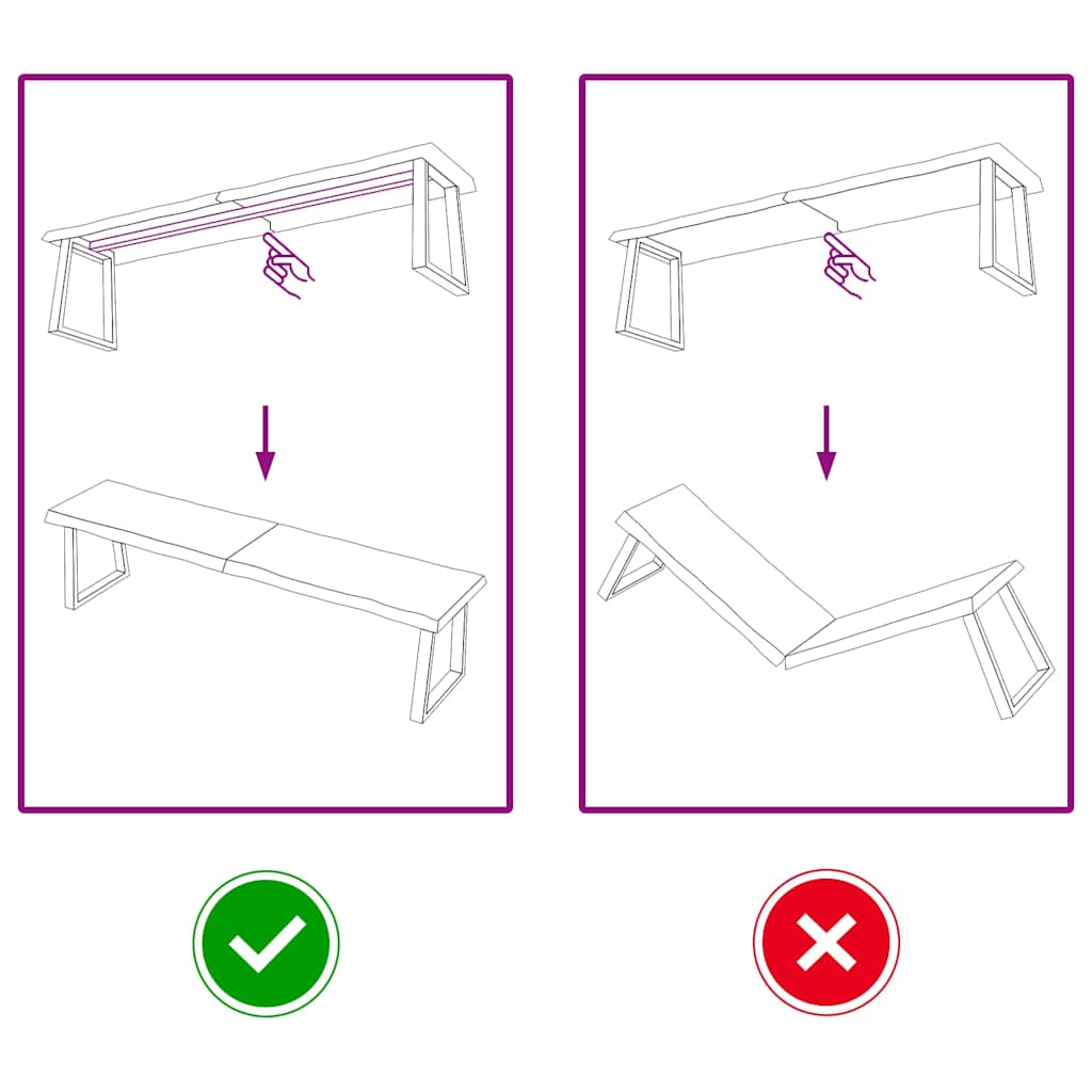 Bordsskiva mörkbrun 160x40x(2-6) cm massivt trä levande kant