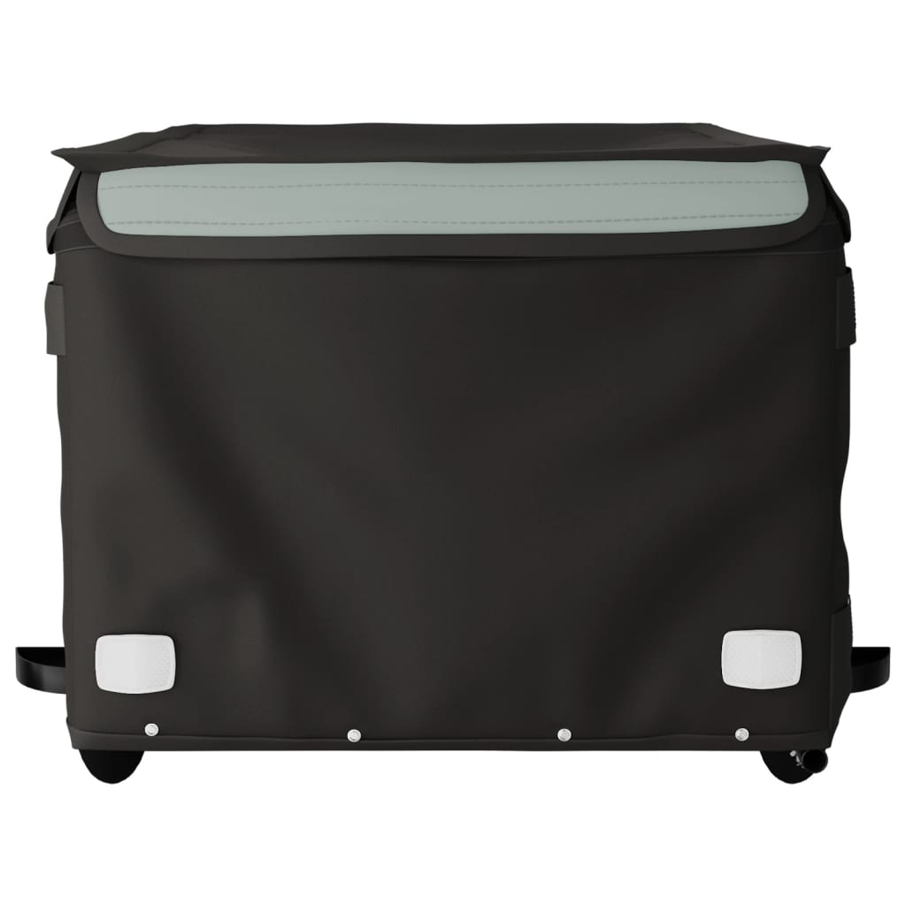 Cykelvagn svart och grå 45 kg järn