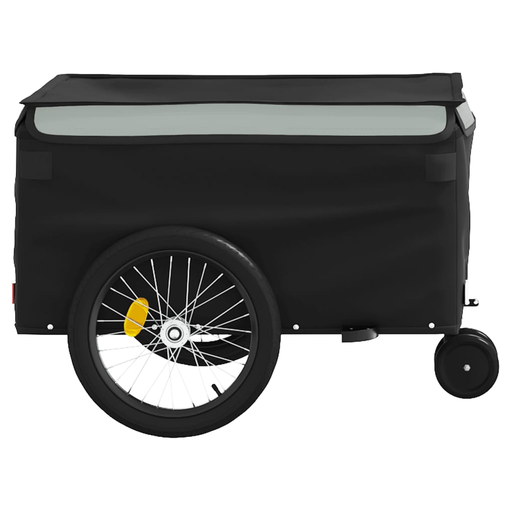 Cykelvagn svart och grå 30 kg järn