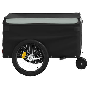Cykelvagn svart och grå 30 kg järn