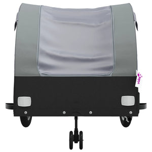 Cykelvagn svart och grå 45 kg järn