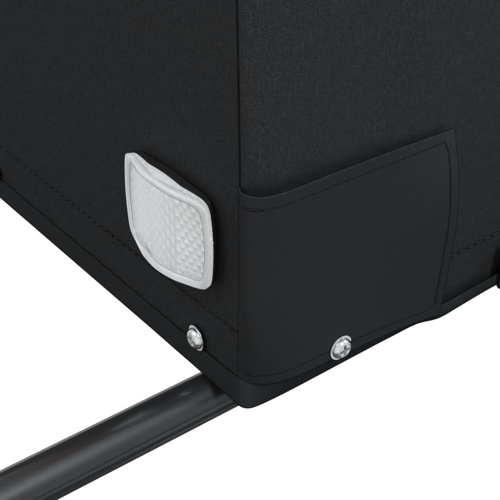 Cykelvagn svart och grå 45 kg järn