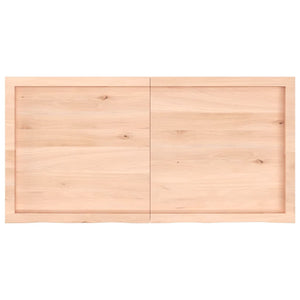 Bordsskiva 120x60x(2-6) cm obehandlad massiv ek