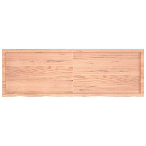 Bordsskiva ljusbrun 180x60x(2-4) cm behandlad massiv ek