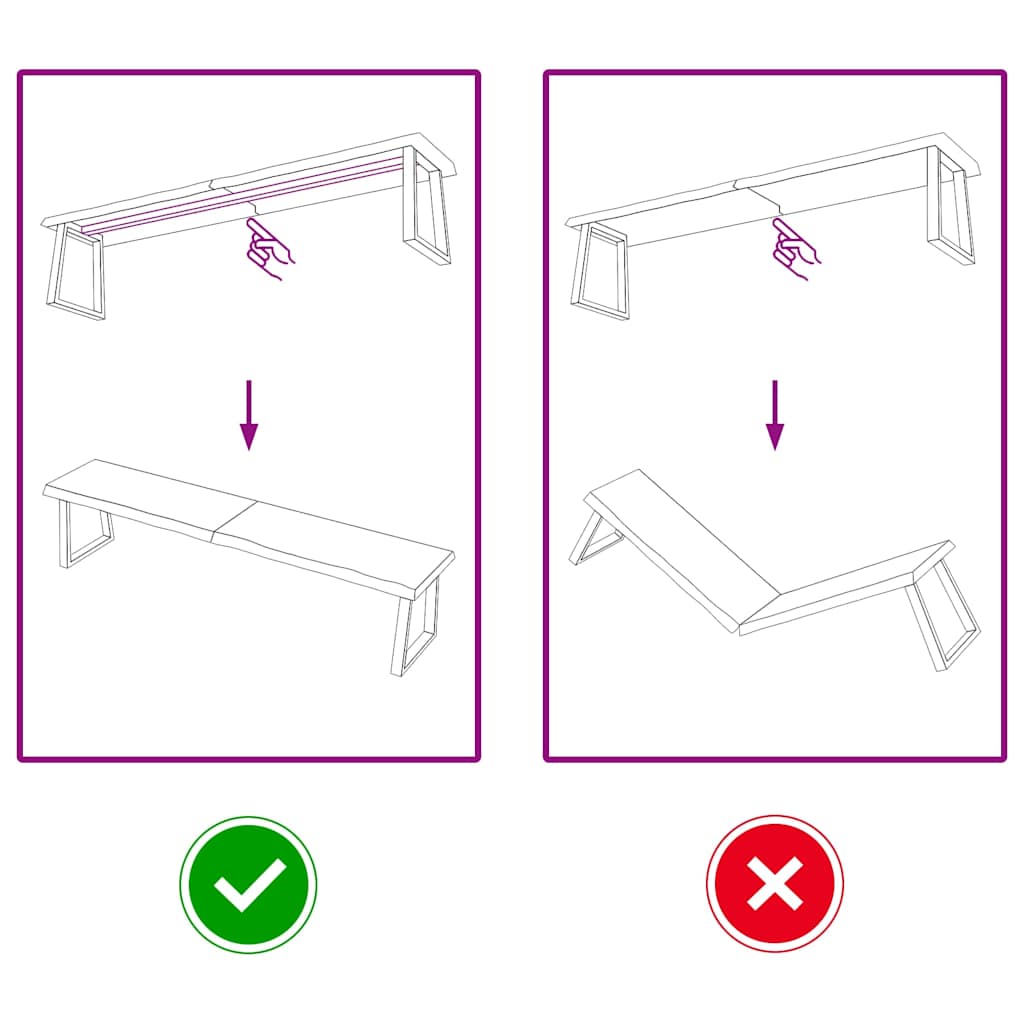 Bordsskiva mörkbrun 180x40x(2-6) cm behandlad massiv ek