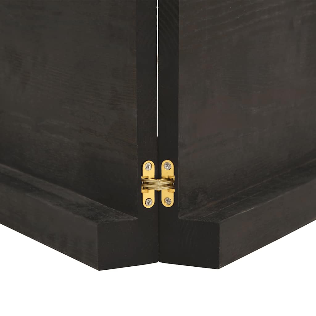 Bordsskiva mörkbrun 180x50x(2-6) cm behandlad massiv ek