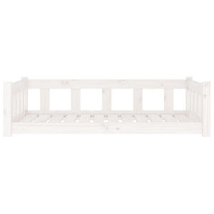 Hundbädd vit 105,5x75,5x28 massiv furu