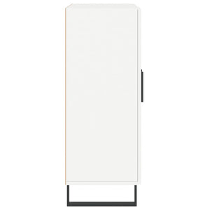 Skåp vit 69,5x34x90 cm konstruerat trä