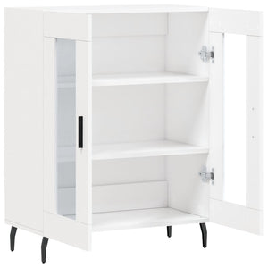 Skåp vit 69,5x34x90 cm konstruerat trä