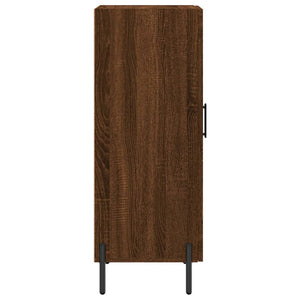 Skänk brun ek 34,5x34x90 cm konstruerat trä