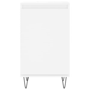 Byråer 2 st vit 40x35x70 cm konstruerat trä