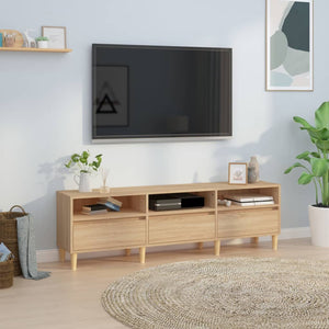 Tv-bänk sonoma-ek 150x30x44,5 cm konstruerat trä