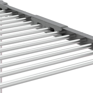 Torkställ 83x (50-55) x (40-85) cm aluminium