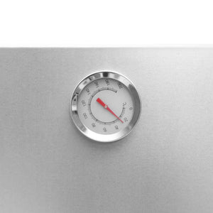 Röktunna och grill med träflis 44,5x29x83 cm galvaniserat stål