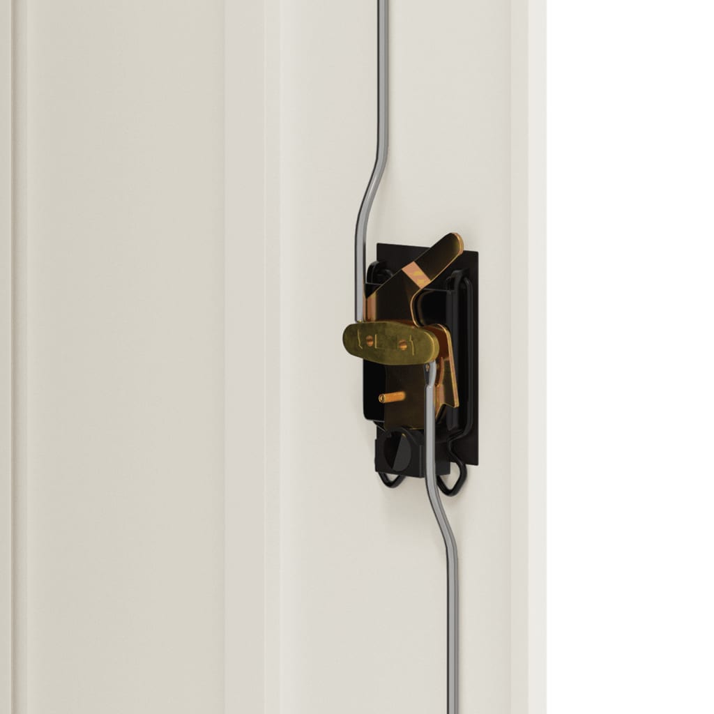 Dokumentskåp vit 90x40x70 cm stål