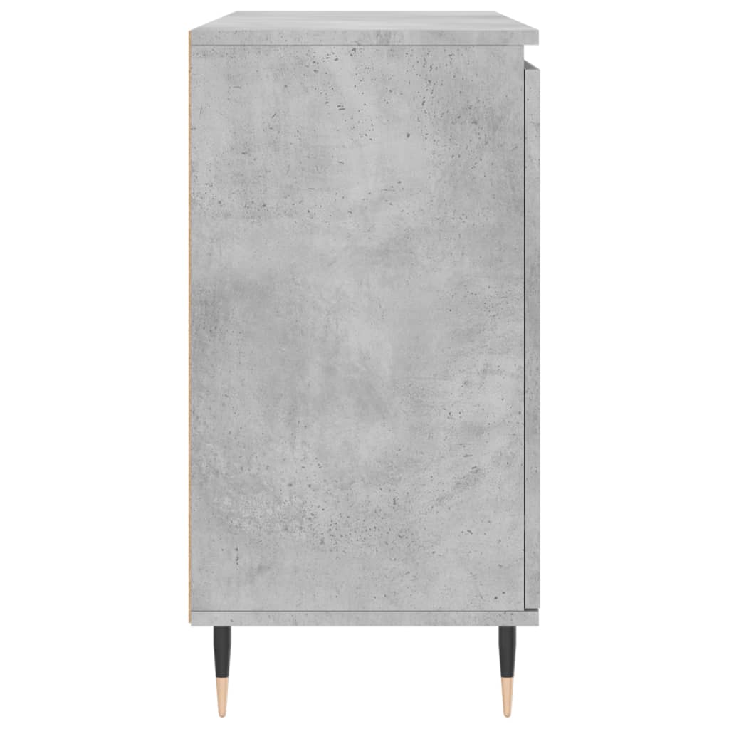 Skänk betonggrå 101,5x35x70 cm konstruerat trä